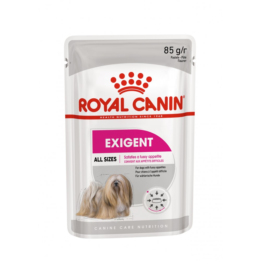 Royal Canin Exigent All Sizes Bütün ölçüdə kaprizli itlər üçün nəm yem (paştet) 85 q