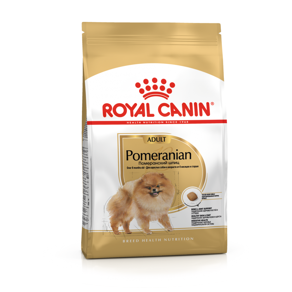 Royal Canin Pomeranian Adult Pomeraniya şpitsi yetkin it üçün quru yem, 500 q
