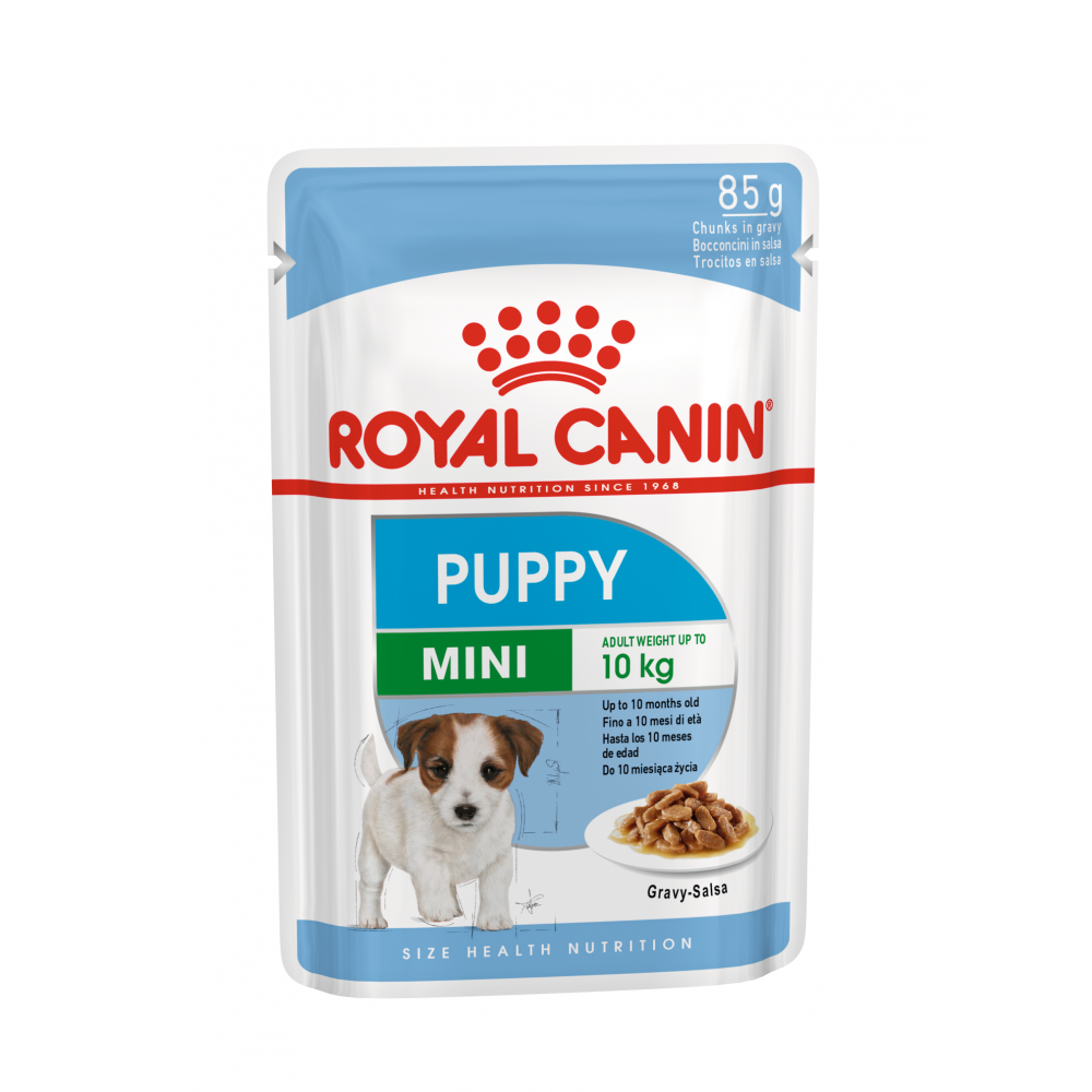 Royal Canin Mini Puppy Kiçik cins bala it üçün nəm yem (10 ayadək) 85 q