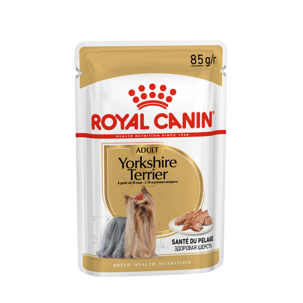 Royal Canin Yorkshire Terrier Adult Yorkşir teryeri yetkin it üçün nəm yem, 85 q