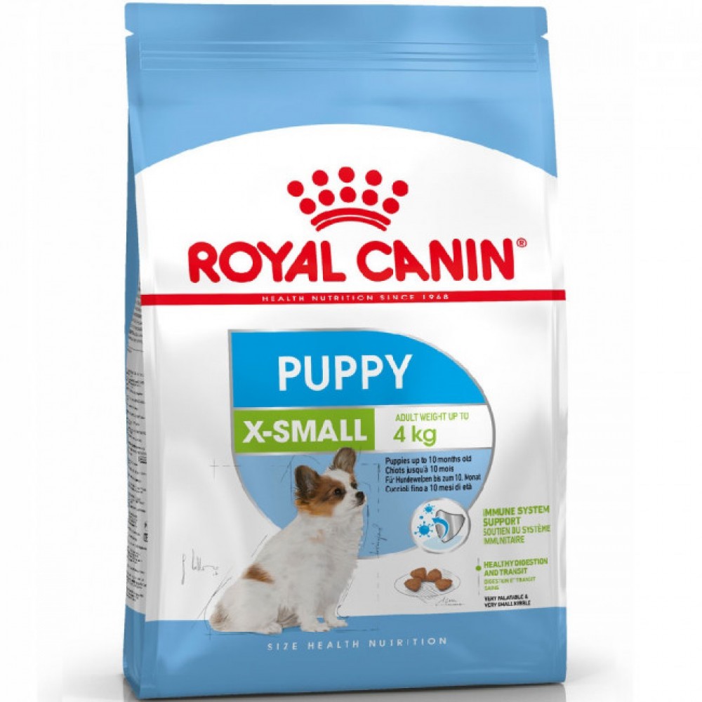 Royal Canin X-Small Puppy Çox kiçik cins bala it üçün quru yem (10 ayadək) 500q