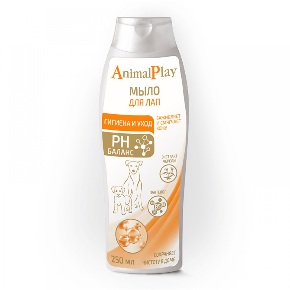 Animal Play İt pəncələri üçün maye sabun, 250 ml
