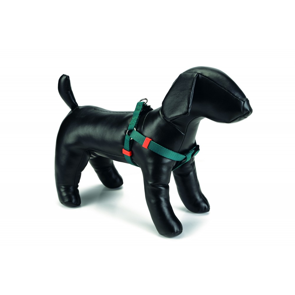 Beeztees Uni Нейлоновая шлейка для собак, темно-зеленая