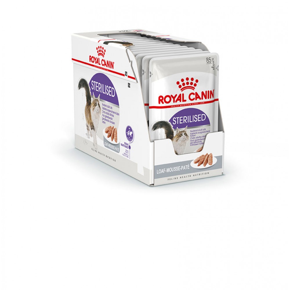 Royal Canin Sterilised Sterilizasiya edilmiş pişik üçün nəm yem (paştet) 85 q