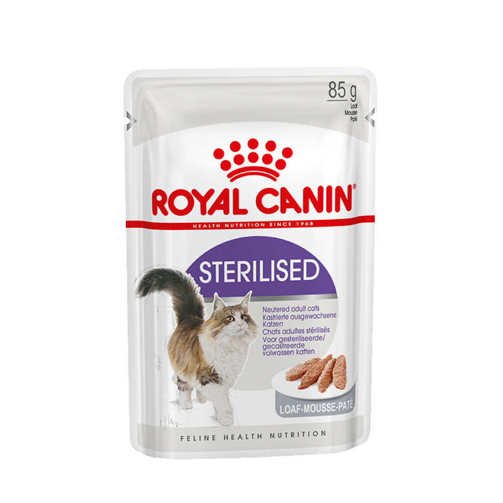 Royal Canin Sterilised Sterilizasiya edilmiş pişik üçün nəm yem (paştet) 85 q