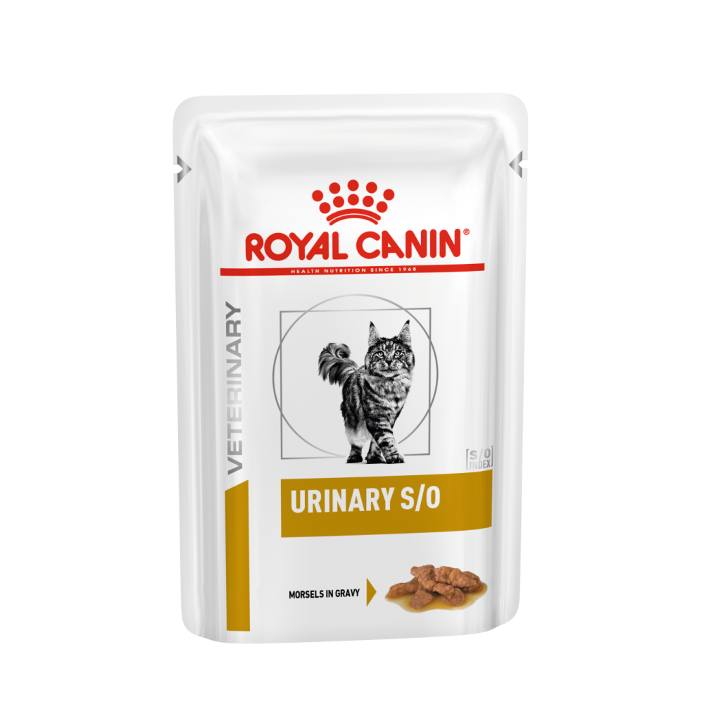 Royal Canin Urinary S/O Pişik üçün sidik-ifrazat sistemi xəstəliklərində baytarlıq pəhrizi, nəm yem, 85 q