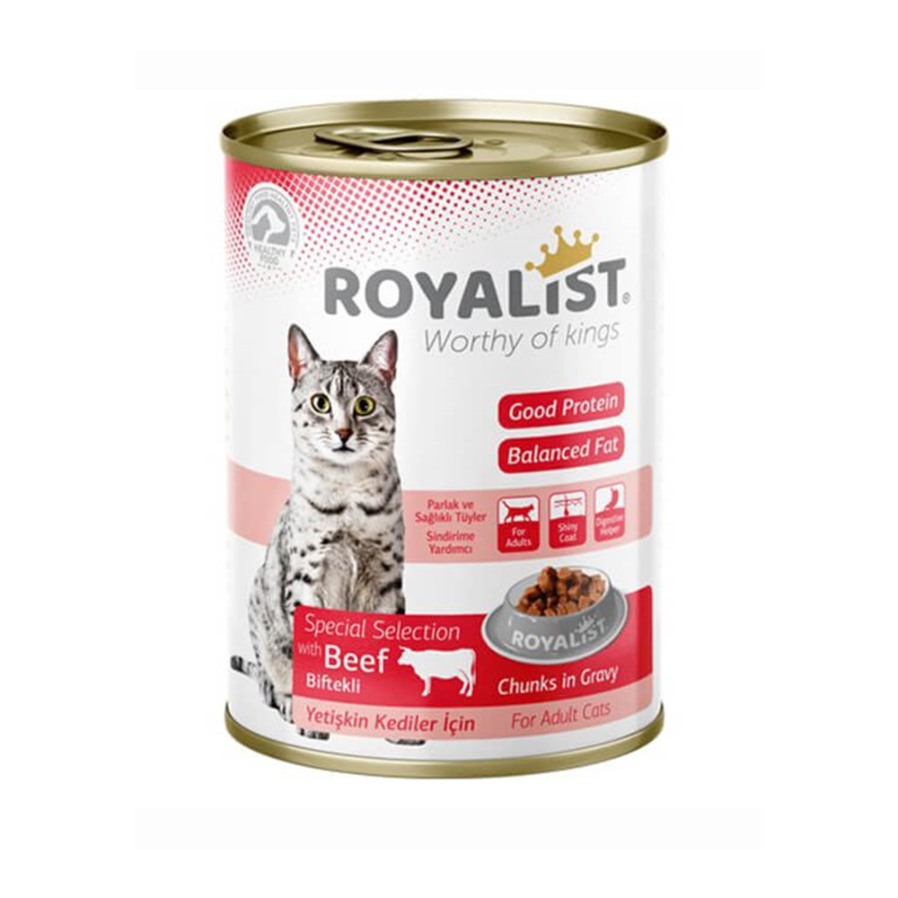 Royalist Special Selection Консервированный корм для взрослых кошек, c говядиной в соусе, 400 г