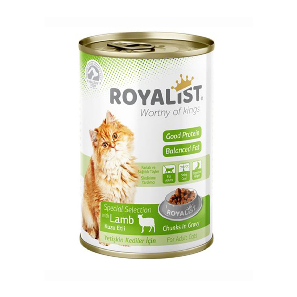 Royalist Special Selection Консервированный корм для взрослых кошек, с ягненком в соусе, 400 г