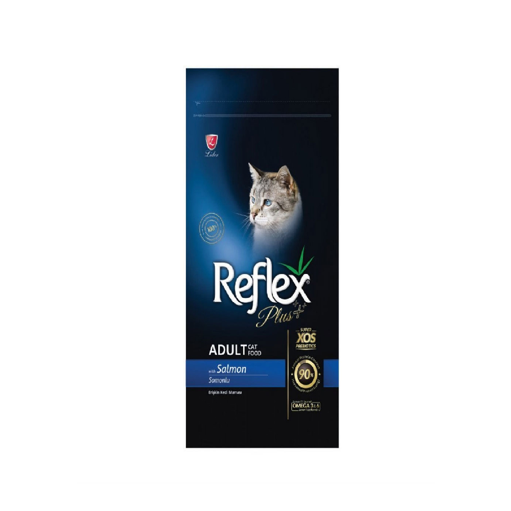 Reflex Plus Adult yem, yetkin pişiklər üçün, qızılbalıq ilə